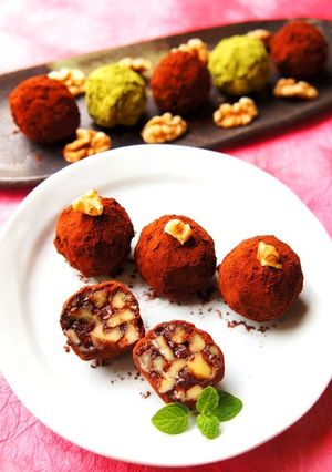 ✿和心贈り物~小豆味噌風味胡桃トリュフ✿-レシピのメイン写真