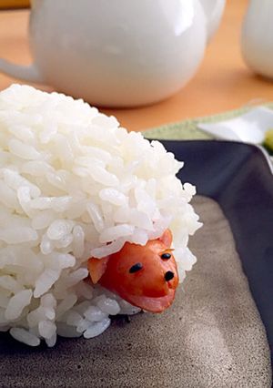 ヒツジおにぎり-レシピのメイン写真