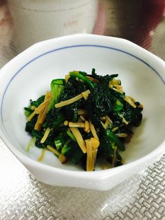 春菊 パパっと 一品料理-レシピのメイン写真