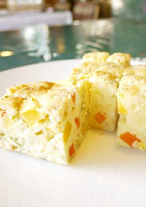 【使いきり】冷蔵庫の余り野菜で塩ケーキ-レシピのメイン写真