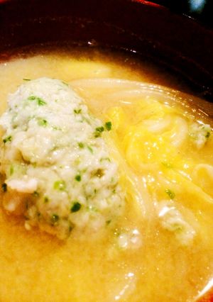 白菜とイシモチのつみれ味噌汁-レシピのメイン写真