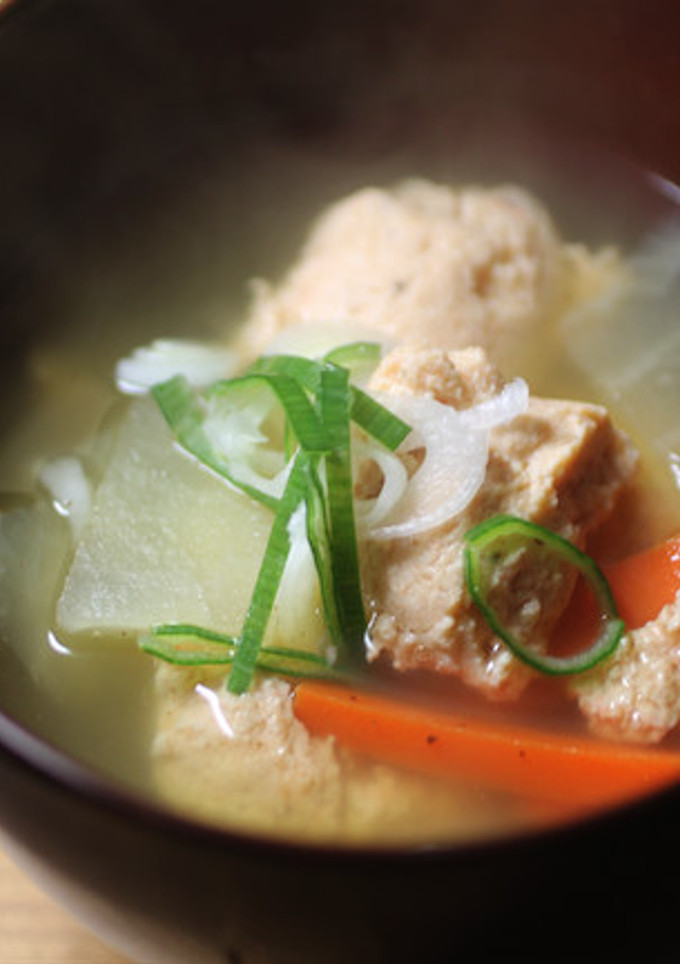 鮭と豆腐のふわふわつみれ汁-レシピのメイン写真