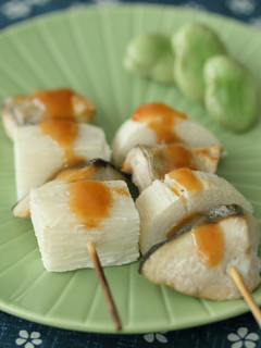 鰤と長芋の串焼き梅ソース-レシピのメイン写真