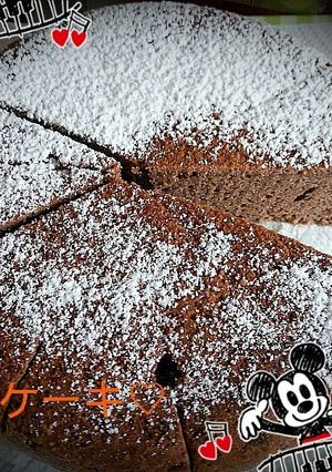 簡単!炊飯器でチョコケーキ♡-レシピのメイン写真