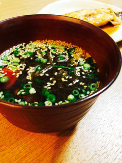 即席ヘルシー!昆布茶deもずく梅スープ-レシピのメイン写真