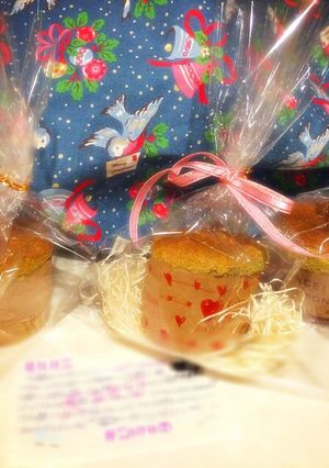 ふわふわ抹茶カップシフォンケーキ♡-レシピのメイン写真