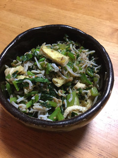 シラスと葉物のお総菜-レシピのメイン写真