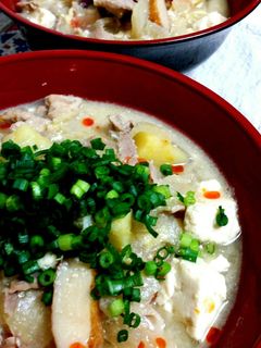 残りの粕汁で♪とり野菜みそラーメン-レシピのメイン写真