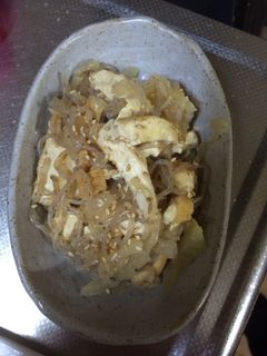 糸こんにゃくと絹あげと大根の炒め煮-レシピのメイン写真