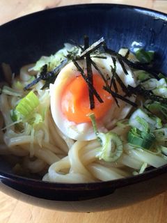 半熟たまごのぶっかけうどん-レシピのメイン写真