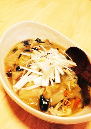 お鍋リメイク♡簡単あんかけネギラーメン♡-レシピのメイン写真
