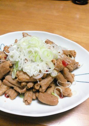 食欲増進！簡単！豚白もつの甘辛煮♡-レシピのメイン写真