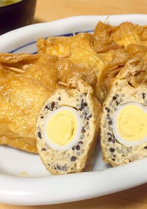 鶏ひき肉と豆腐のヘルシー巾着♪-レシピのメイン写真