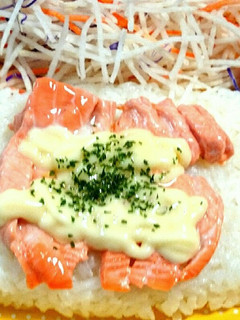 炙りサーモン丼風-レシピのメイン写真