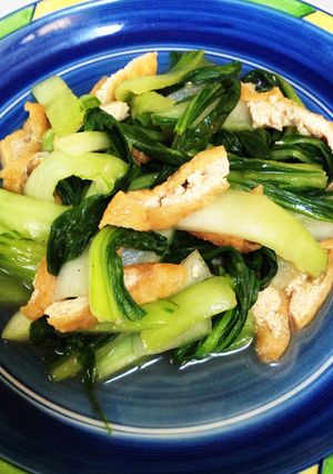 青梗菜と油揚げの炒め煮☆-レシピのメイン写真
