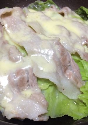 キャベツと豚バラの蒸し焼き-レシピのメイン写真