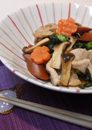 豚肉とエリンギの生姜ポン酢炒め☆-レシピのメイン写真