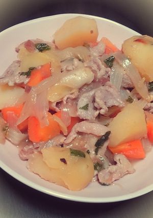 変わり肉じゃが☆しそ梅バター☆-レシピのメイン写真