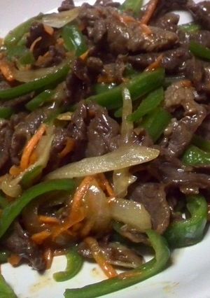 牛肉ピーマン玉ねぎ-レシピのメイン写真