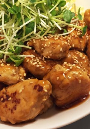 鶏むね肉でふんわり つくね。-レシピのメイン写真