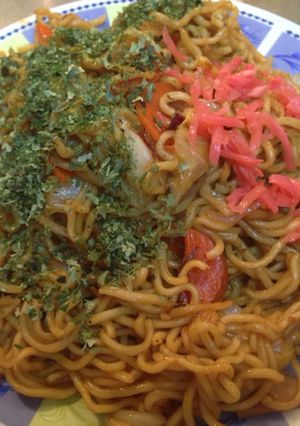 魚肉ソーセージの焼きそば-レシピのメイン写真