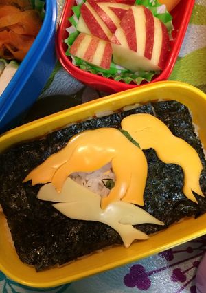 妖怪ウォッチ☆ ヒカリオロチ ☆キャラ弁-レシピのメイン写真