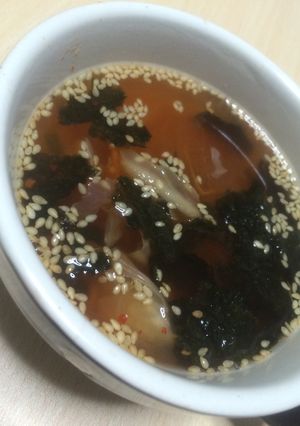 簡単ヘルシー！節約韓国風スープ-レシピのメイン写真