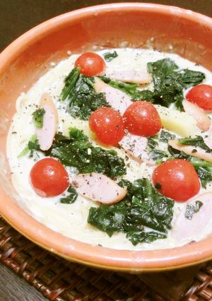 アンチョビクリームパスタ-レシピのメイン写真
