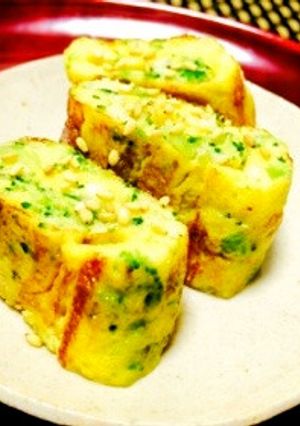 【10分】ブロッコリーとシラスの卵焼き-レシピのメイン写真