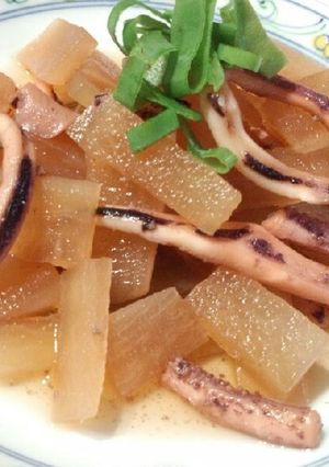 圧力鍋不要!加熱5分!イカと大根の煮物-レシピのメイン写真