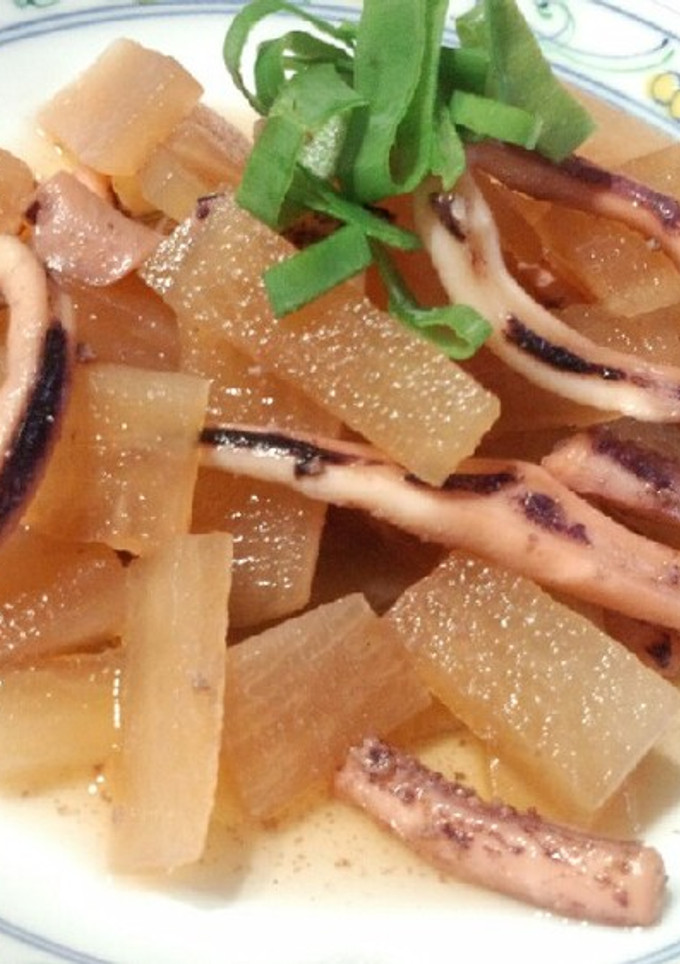 圧力鍋不要！加熱5分！イカと大根の煮物-レシピのメイン写真