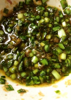 ニラ麺つゆ漬け-レシピのメイン写真