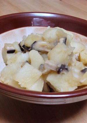 じゃがいもと椎茸のコンソメ煮-レシピのメイン写真