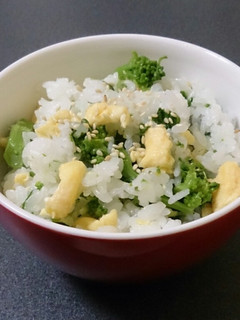 絶品!菜の花ご飯-レシピのメイン写真