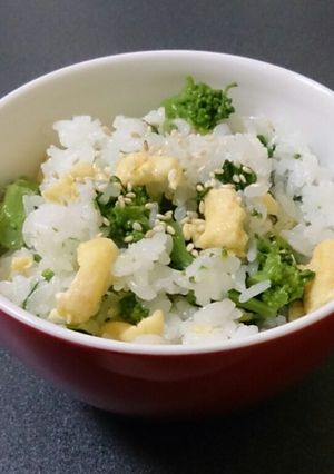 絶品！菜の花ご飯-レシピのメイン写真
