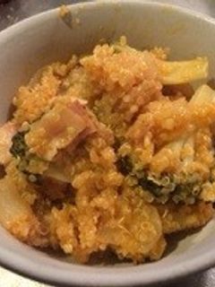 キヌアと鶏スープ◇ずぼらリゾット-レシピのメイン写真