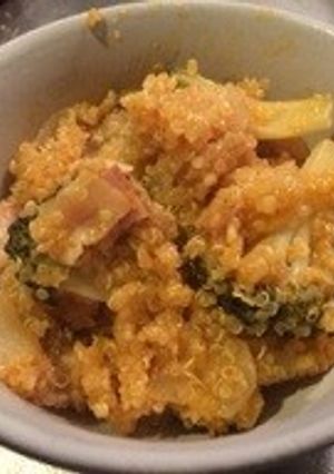 キヌアと鶏スープ◇ずぼらリゾット-レシピのメイン写真