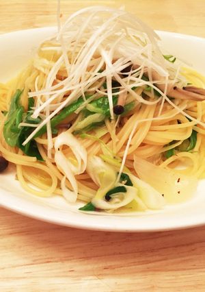 ランチに♪和風ネギパスタ♪-レシピのメイン写真