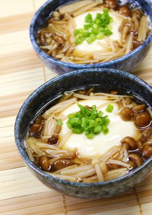 あったかきのこでトロッと温やっこ-レシピのメイン写真