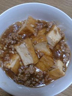 厚揚げの そぼろあんかけ(*^^*)-レシピのメイン写真