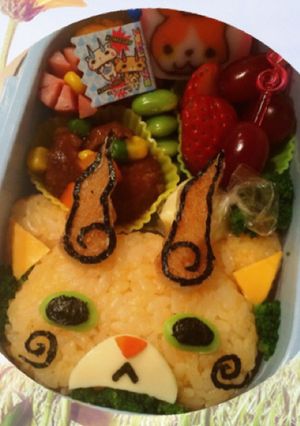 園児キャラ弁 コマじろう 妖怪ウォッチ-レシピのメイン写真