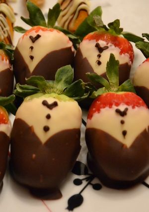 苺のオシャレチョコ★タキシード-レシピのメイン写真