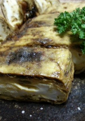 海苔の佃煮で♪絶品厚焼きたまご-レシピのメイン写真