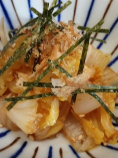 白菜のおかかとポン酢マヨあえ-レシピのメイン写真