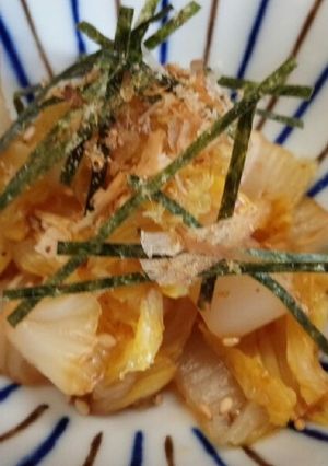 白菜のおかかとポン酢マヨあえ-レシピのメイン写真