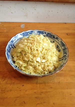千切りキャベツのチーズカレー風味-レシピのメイン写真