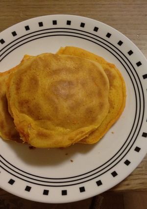 豆乳入りにんじんパンケーキ-レシピのメイン写真