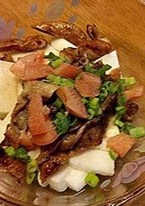 山芋と鶏皮のカリシャキポン酢-レシピのメイン写真