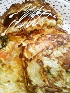 ご飯入ってます~おこめこ・好み焼き-レシピのメイン写真