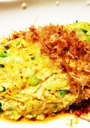 朝食やダイエットに♡長芋のとろろオムレツ-レシピのメイン写真